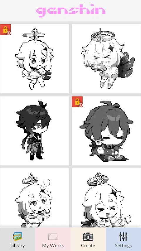 像素着色艺术原神官网版